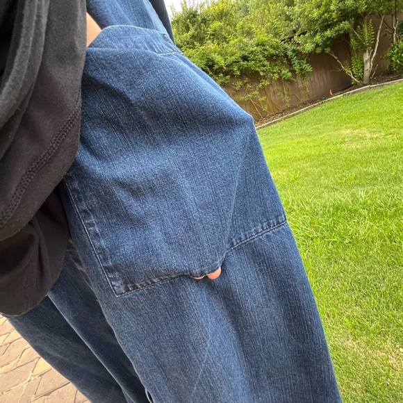 Eileen Fisher Dark Denim Dress- size medium - Picture 5 of 6